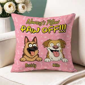 Personalized Time To Paw Off Funny Dog Pillow For Dog Lovers LM32 893377