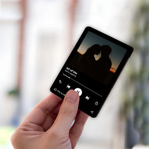 Personalized Music Photo Couple Gift Wooden Photo Car Visor Clip HA75 898936