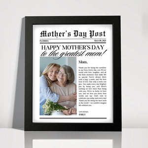 Custom Photo The Greatest Mother For Mother's Day Picture Frame TH10 892597