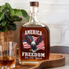 America 250 Years of Freedom Patriotic Eagle Flag Whiskey Bottle HA75 897338