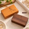 Personalized Name & Birth Flower Wooden Jewelry Box, Keepsake Gift LM32 670337