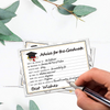 Graduation Wish Cards - College Graduation Celebration Party Advice Cards TH10 169717
