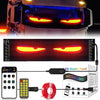 Demon LED Eyes for Car Truck Windshield, Programmable Animated LED Sign, Flexible Car Window Light, Halloween Car Decor HA75 922204