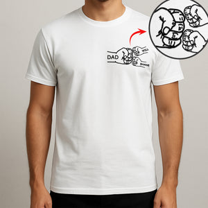 Personalized Dad With Kids Hand To Hand Bright Shirt Family Gift TH10 894349