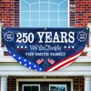 250 Years Of Freedom Custom Family Name Non-Pleated Fan Flag HA75 920912