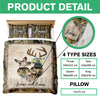 Custom Photo Hunter Couple Quilt Bedding Set Gift For Couple, Husband, Wife TH10 896725
