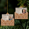 Custom Photo A Letter From Heaven - Personalized 2-Layered Wooden Ornament CH07 895708