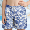 America 250th Anniversary 1776-2026 Toile De Jouy Style Kid Beach Short TH10 169409