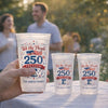 Personalized Family Name We The People USA 250th Anniversary Frosted Cup LM32 899937