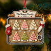 Personalized Custom Family Name Cookie Christmas Tree Acrylic Ornament For Family TH10 171135
