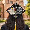 No Great Mind Has Ever Existed Without A Touch Of Madness Personalized Graduation Cap Topper HA75 920612