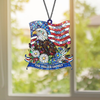 Custom Family Name Faith Freedom 250 Years 1776–2026 Stained Glass Suncatcher LM32 897949