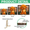 Custom Cartoon Photo Cute Gifts For Pet Lovers 2-Layered Wooden Plaque With Stand LM32 893523