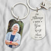 Custom Photo I'm Always With You - Memorial Personalized Metal Keychain Gift For Family Members HO82 894564