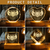 Personalized Deep In Your Hearts Engraved Crystal Photo With Light Memorial Gift LM32 897891