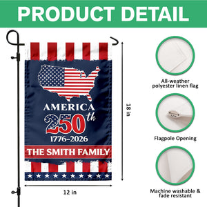 USA 250th Birthday Anniversary America Garden Flag Patriotic Decor CH07 910044