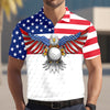 Custom Name Eagle US Flag Personalized Patriotic Polo Shirt HA75 920392