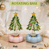 Mini Christmas Tree Stained Glass, Glass Tree Figurines, Unique Holiday Decor LM32 670263