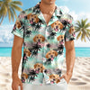 Custom Dog Photo Tropical Summer Hawaii Shirt - Gift for Dog Lovers HO82 902400