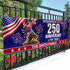 Personalized Family Name 1776-2026 250th Anniversary USA Patriotic Banner HA75 920728