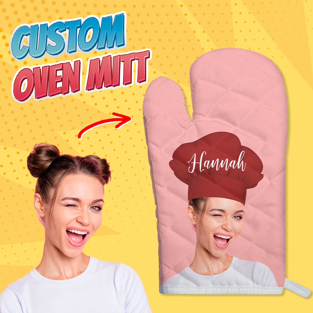 Custom Funny Photo Master Chef Oven Mitt Gift For Cooking Lovers LM32 899233