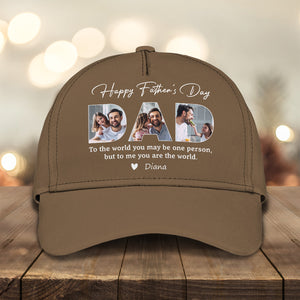 Custom Photo Happy Father's Day Family Classic Cap TH10 892933