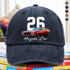 Upload Car Photo And Number Washed Denim Cap TH10 896975
