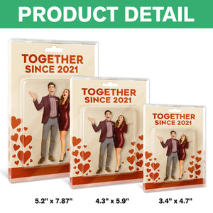 Custom Photo A Lifetime Of Love - Couple Acrylic Block Plaque, Unique Keepsake HO82 893914