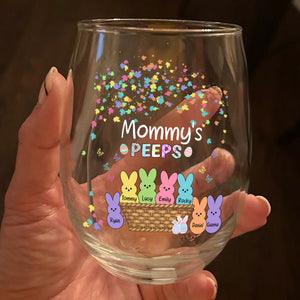 Custom Family Bunny Easter Personalized Wine Glass TH10 892509