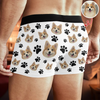 Custom Photo Dog Pet Face Men's Boxer HA75 898934