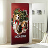 Custom Dog Photo Christmas Door Cover Gift For Dog Lovers TH10 896567