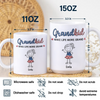 Personalized Grandkids Make Life More Grand White Mug HA75 920388