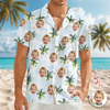 Custom Face Photo Tropical Hawaiian Shirt Summer Vacation Gift CH07 911436