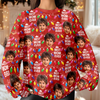 Best Mom Dad Ever Christmas Light - Personalized Ugly Sweater CH07 899394