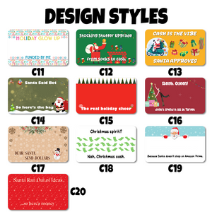 Personalized Christmas Money Holder Card Funny Stocking Stuffer CH07 895606