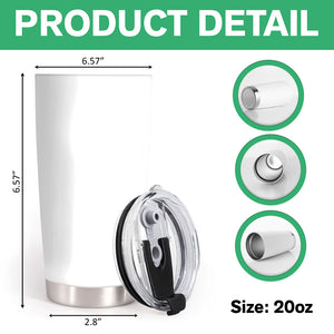 From Mom To Badass Daughter Personalized Tumbler HA75 897428