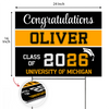 Personalized Congratulations Class Of 2026 Graduation Yard Sign TH10 898807