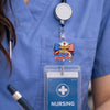 Personalized RN Nurse With American Flag Acrylic Pin HO82 901962