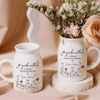 Personalised A God Mother Christening Baptism Floral Flower Vase LM32 899597