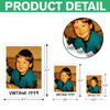 Custom Photo Vintage Building Brick Block - Personalized Birthday Gift HA75 921504