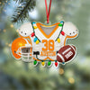 Personalized Gifts For American Football Lovers Christmas Acrylic Ornament TH10 894941