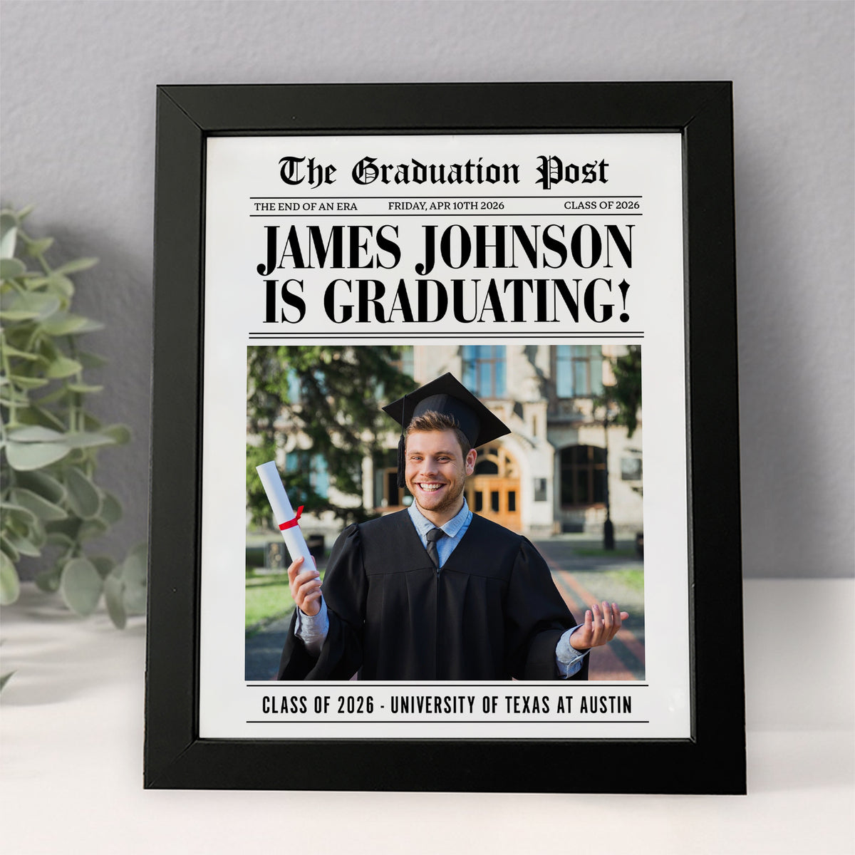 Custom Photo The Graduation Post Class Of 2026 Picture Frame LM32 899209