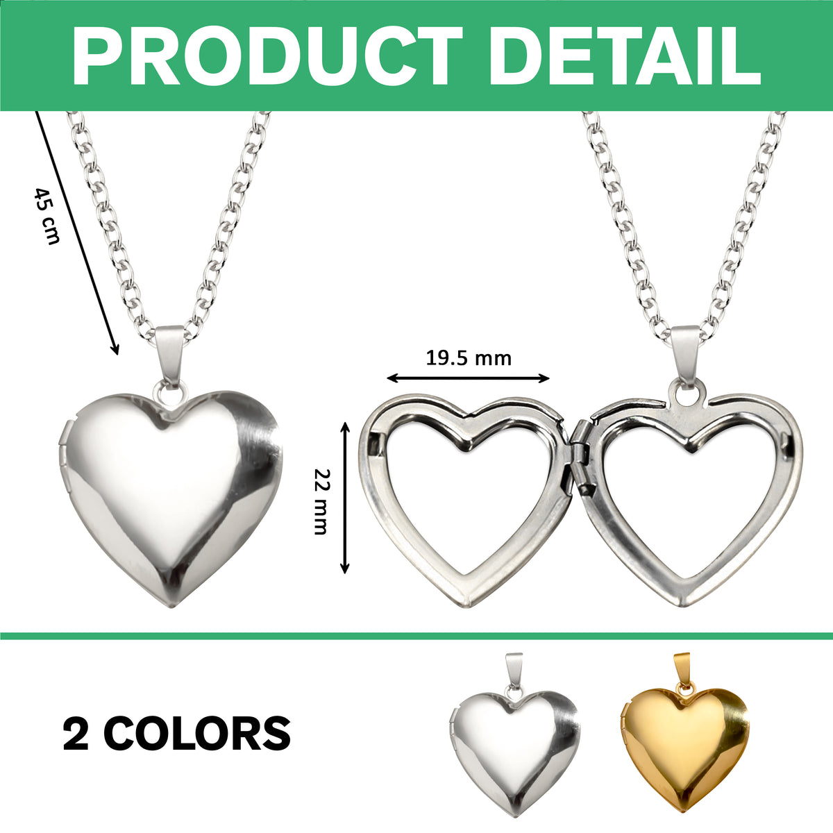 Custom Photo Congratulation Heart Locket Necklace Graduation Gift TH10 898769