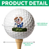Custom Cute Cartoon Pet Character Photo With Name Golf Ball TH10 169781