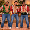 Personalized Funny Santa Abs Belly Body Ugly Sweater For Husband Dad Grandpa Chirstmas Gag Gift HA75 919350