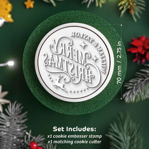 Personalized Merry Christmas Cookie Stamp Gift For Family CH07 899246
