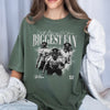 I'll Always Be Your Biggest Fan Retro Bootleg Comfort Color Shirt For Football Players, Football Mom Dad CH07 899452
