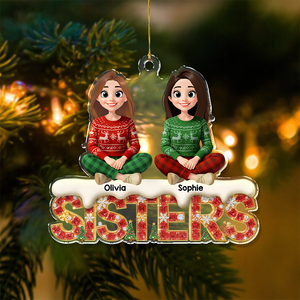 Besties Forever - Personalized Acrylic Ornament LM32 895943