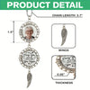 Custom Photo I Will Carry You With Me Until I See You Again Memorial Car Hanging Ornament With Charm TH10 892457