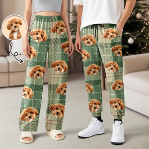 Custom Dog Photo Sweatpants Gift For Christmas HO82 894950